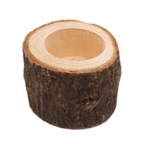 Tree Stump Wood Candle Holder Tea Light Holder for Wedding Decoration 4.2cm