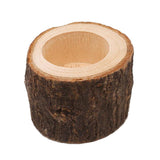 Maxbell 10x Tree Stump Wooden Candle Holder Tea Light Holder  Wedding Decor 4.2cm