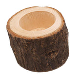 Tree Stump Wood Candle Holder Tea Light Holder for Wedding Decoration 4.2cm