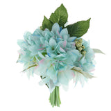 Maxbell Bride holding flowers Artificial Silk Romantic Wedding Bouquet Blue