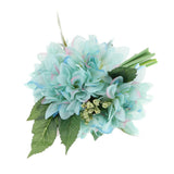 Maxbell Bride holding flowers Artificial Silk Romantic Wedding Bouquet Blue