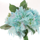 Maxbell Bride holding flowers Artificial Silk Romantic Wedding Bouquet Blue