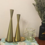 18Pcs Geometric Candle Holder Metal Pillar Candlestick Luxury Centerpieces