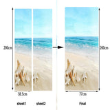 Maxbell Self Adhesive Door Wall Fridge Sticker Decal PVC 3D Art Mural Home Decor C