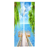 Maxbell Self Adhesive Door Wall Fridge Sticker Decal PVC 3D Art Mural DIY Decor  D