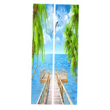 Maxbell Self Adhesive Door Wall Fridge Sticker Decal PVC 3D Art Mural DIY Decor  D