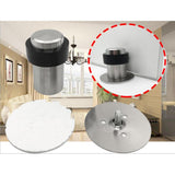 Maxbell Stainless Steel Round Door Stop Stopper Wedge Jam Block Floor Protector 46mm