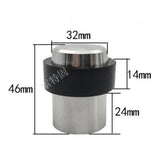 Maxbell Stainless Steel Round Door Stop Stopper Wedge Jam Block Floor Protector 46mm