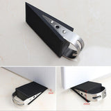 Maxbell Rubber Stainless Steel Door Stopper Stop Door Block Wedge Kids Protector A