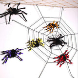 Maxbell Black  Hairy Spider Props for Halloween Party Haunted House Decoration 90cm