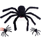 Maxbell Black  Hairy Spider Props for Halloween Party Haunted House Decoration 90cm