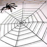 Maxbell Black  Hairy Spider Props for Halloween Party Haunted House Decoration 90cm