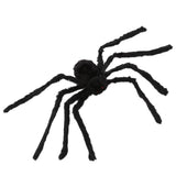 Maxbell Black  Hairy Spider Props for Halloween Party Haunted House Decoration 90cm