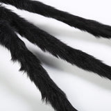Maxbell Black  Hairy Spider Props for Halloween Party Haunted House Decoration 90cm