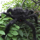 Maxbell Black  Hairy Spider Props for Halloween Party Haunted House Decoration 90cm