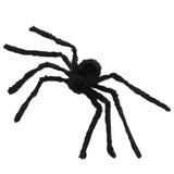 Maxbell Black  Hairy Spider Props for Halloween Party Haunted House Decoration 90cm