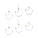 Maxbell 6x Hanging Glass Geometric Pot Hydroponic Flower Vase Container Flowerpot with Ropes - Aladdin Shoppers