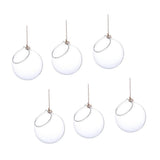 Maxbell 6x Hanging Glass Geometric Pot Hydroponic Flower Vase Container Flowerpot with Ropes - Aladdin Shoppers