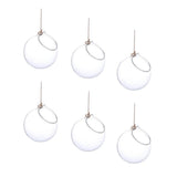 Maxbell 6x Hanging Glass Geometric Pot Hydroponic Flower Vase Container Flowerpot with Ropes - Aladdin Shoppers