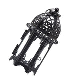 Maxbell 2 Piece Glass Tealight Candle Holder Wrought Iron Lantern Home Wedding Decor