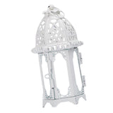 Maxbell 2x Glass Tealight Candle Holder Wrought Iron Lantern Wedding Decorations