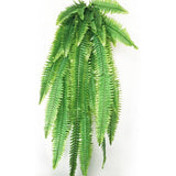Artificial Persian grass wall hanging home decoration green simulation fern grass plant rattan - Aladdin Shoppers