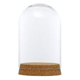 Maxbell Glass Cover Landscape Terrarium Container Lid Vase Bottle 8x12cm