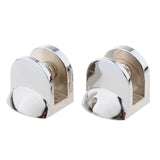 Maxbell Maxbell 2pc Adjustable Zinc Alloy Fixed Glass Holder Flat Handrail Bracket  8-10mm