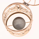 Maxbell 2pcs Electroplated Metal Birdcage Shape Tea Light Candle Holder