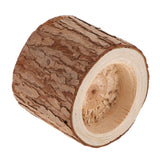 Maxbell 2pcs Tree Stump Candle Holder Wooden Tea Light Candlestick Decor 5cm & 6cm