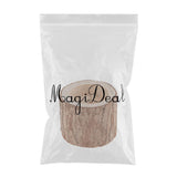 Maxbell 2pcs Tree Stump Candle Holder Wooden Tea Light Candlestick Decor 5cm & 6cm