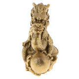Maxbell Maxbell Brass Chinese 12 Zodiac Animal Statue Sculpture Ornament Luck Charm Dragon
