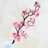 1Pc Artificial Plum blossom Flower Bouquet Wedding Home Decor Light Pink