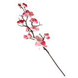 1Pc Artificial Plum blossom Flower Bouquet Wedding Home Decor Light Pink