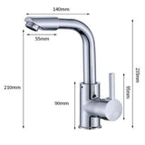 Maxbell Maxbell Kitchen Water Filter Faucet, Alloy Hot& Cold Mixer Water Tap, 720 Degree Swivel Faucet, 9.25inch