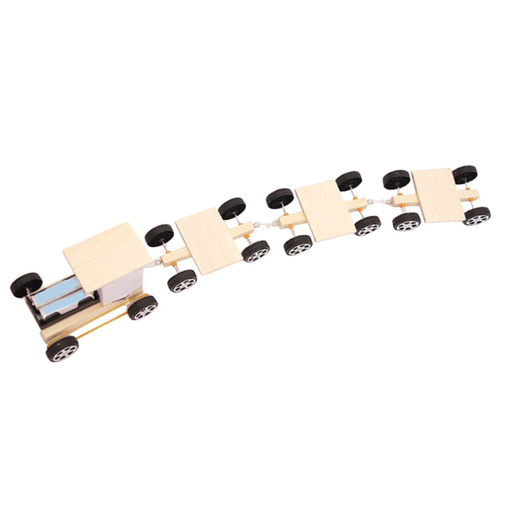 Assembly Model Train ⚡️Buy Maxbell Maxbell Wood DIY Engine Small Train Assembly Model Kit ...