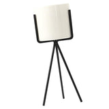 Nordic Style Ceramic Iron Art Vase Set for Home Office Decoration Black
