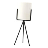 Nordic Style Ceramic Iron Art Vase Set for Home Office Decoration Black