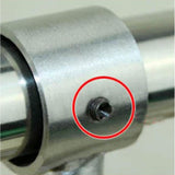 9x2x Stainless Steel Wardrobe Pipe Lever Bracket Closet Rod Holder 300mm