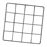 Wire Grid Panel Photo Wall Decor Display Vinyl Art Organizer for Home Decor Dorm Decoration , 20x20cm - Aladdin Shoppers