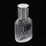 3x Pineapple Portable Glass Container Perfume Bottles With Spray Silver 30ml