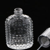 3x Pineapple Portable Glass Container Perfume Bottles With Spray Silver 30ml