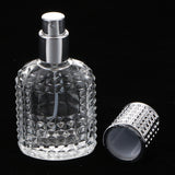 3x Pineapple Portable Glass Container Perfume Bottles With Spray Silver 30ml