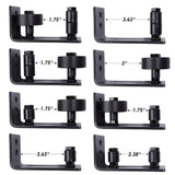 Barn Door Floor Guide Roller Wall Mount Adjustable Channel Stay Roller 8 Different Setups for Sliding Barn Doors - Aladdin Shoppers