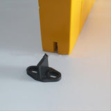 Maxbell 2xDoor Bottom Floor Guide Clip for Sliding Barn Door Hardware with Screws