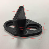 Maxbell 2xDoor Bottom Floor Guide Clip for Sliding Barn Door Hardware with Screws