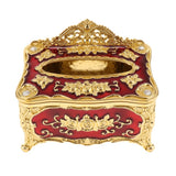 2Pcs European Style Acrylic Tissue Refill Holder Luxury Napkin Box Cover