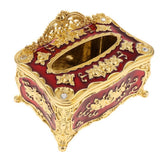 2Pcs European Style Acrylic Tissue Refill Holder Luxury Napkin Box Cover