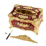 2Pcs European Style Acrylic Tissue Refill Holder Luxury Napkin Box Cover