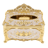 2Pcs European Style Acrylic Tissue Refill Holder Luxury Napkin Box Cover